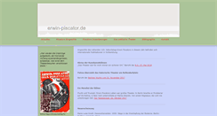 Desktop Screenshot of erwin-piscator.de
